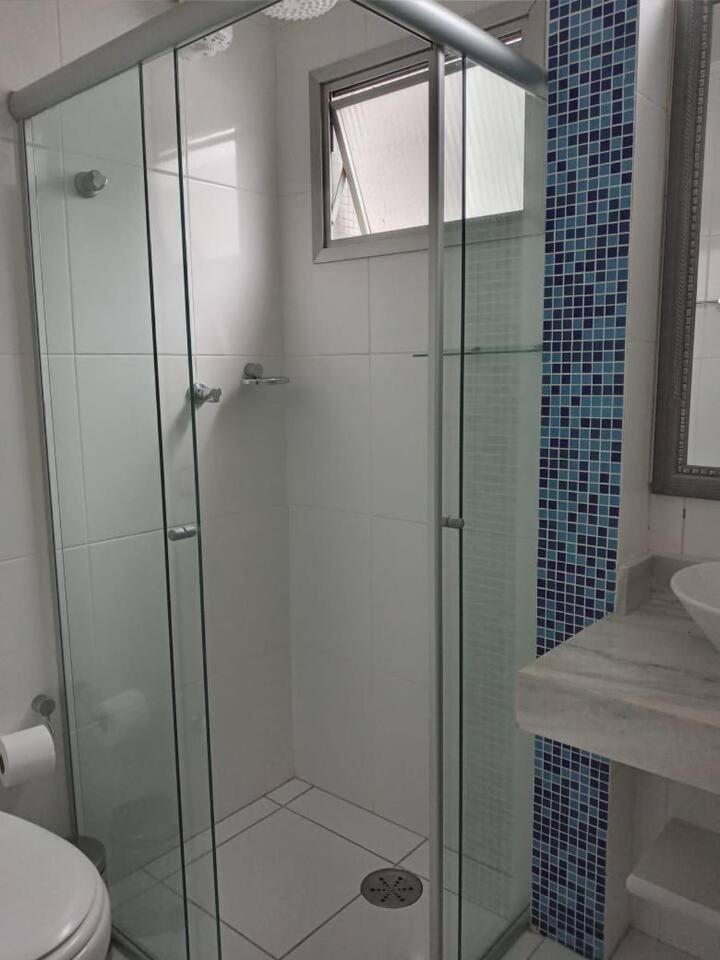 Apartamento completo na calçada da praia Apartment Guaruja Luaran gambar