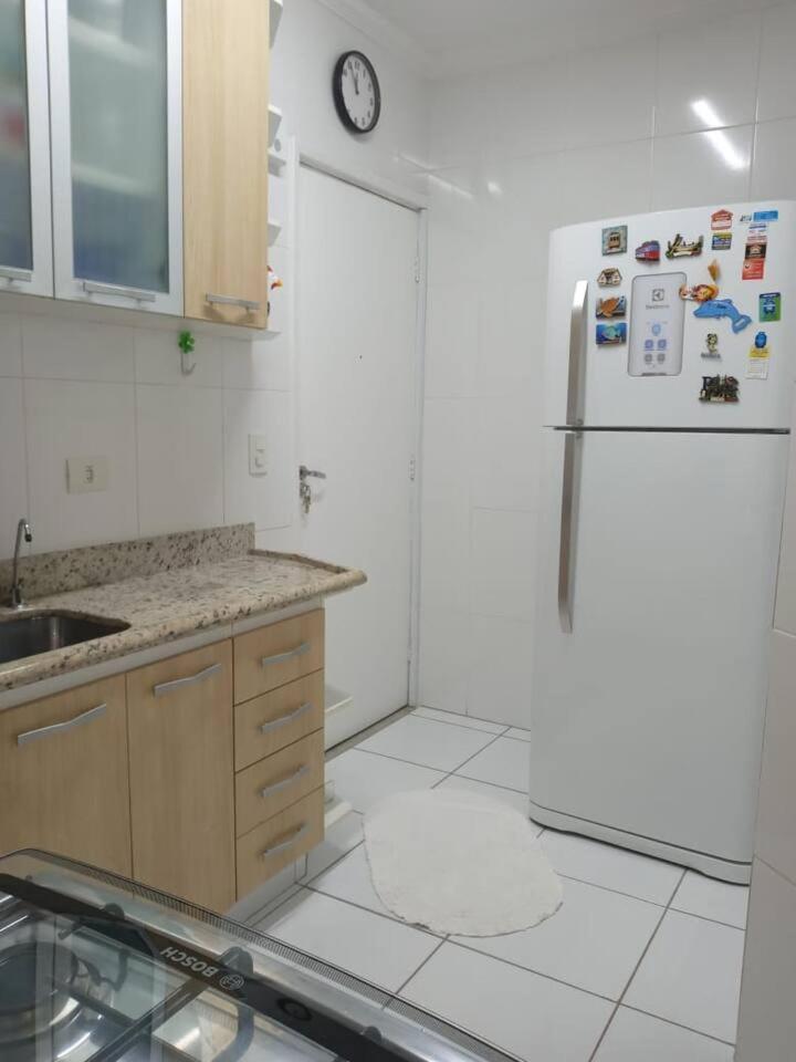 Apartamento completo na calçada da praia Apartment Guaruja Luaran gambar